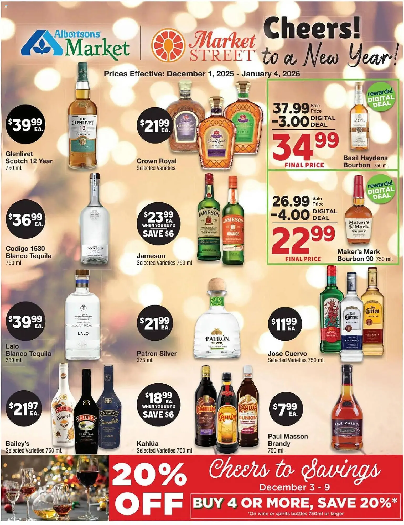 Weekly ad Albertsons weekly ad from December 1 to January 4 2026 - Page 1