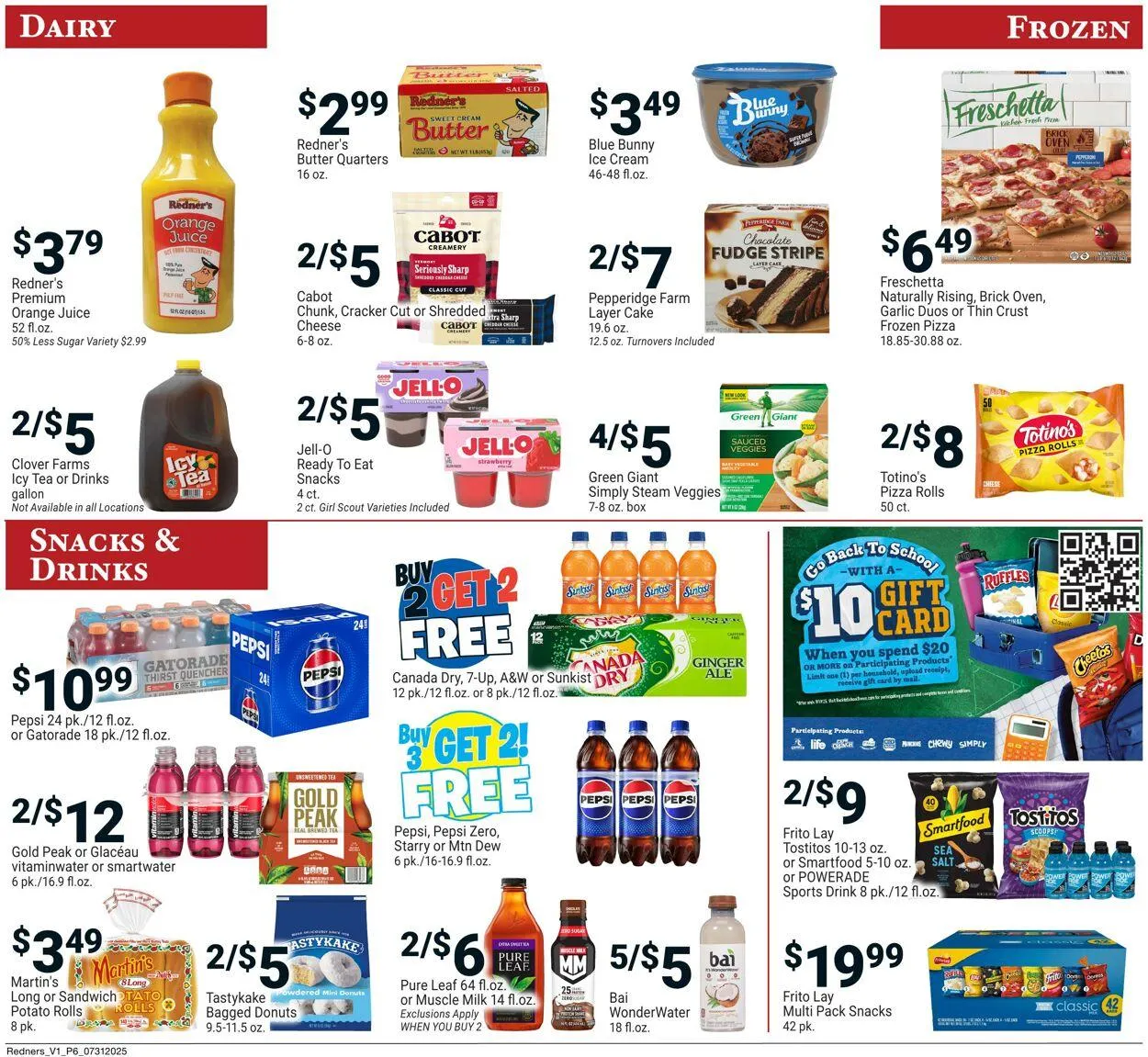 Weekly ad Redner’s Warehouse Market Current weekly ad from July 31 to August 6 2025 - Page 6