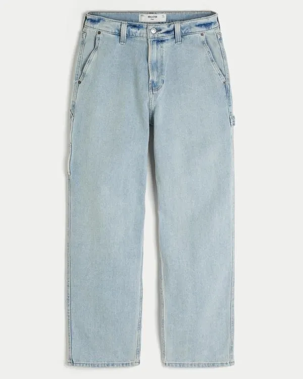 Light Wash Baggy Painter Jeans