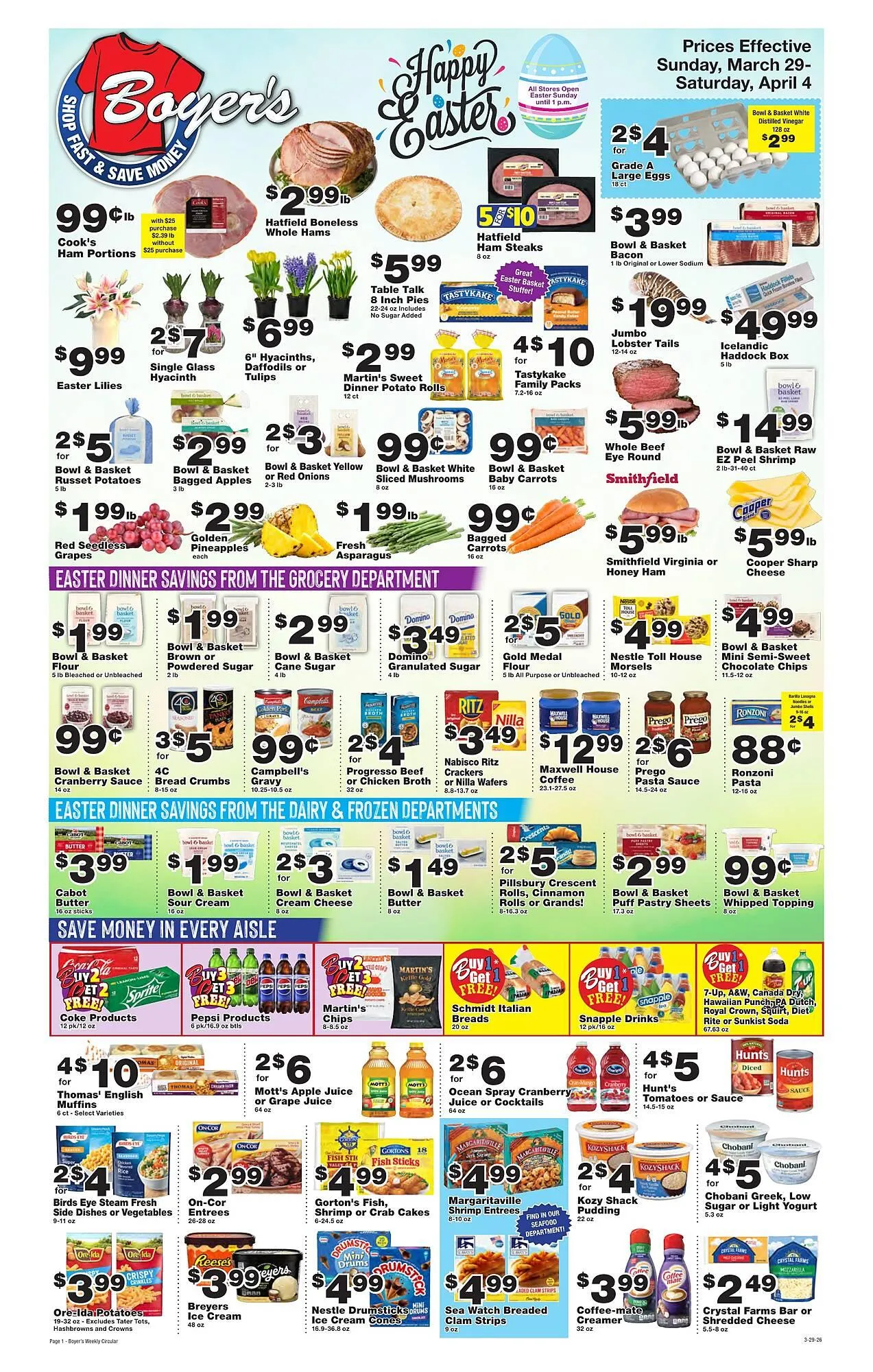 Boyers Food Markets weekly ad - 1