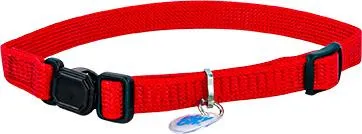 Play On Cat Red Adjustable Collar