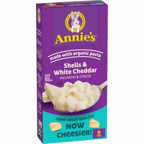 Annie's White Cheddar Shells Mac and Cheese Macaroni and Cheese Dinner