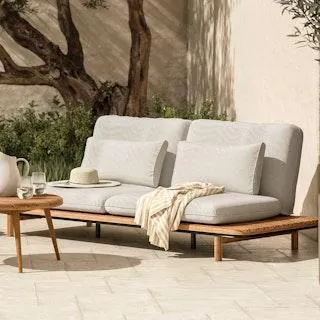 Soren 86.5" Outdoor Sofa - Dravite Gray