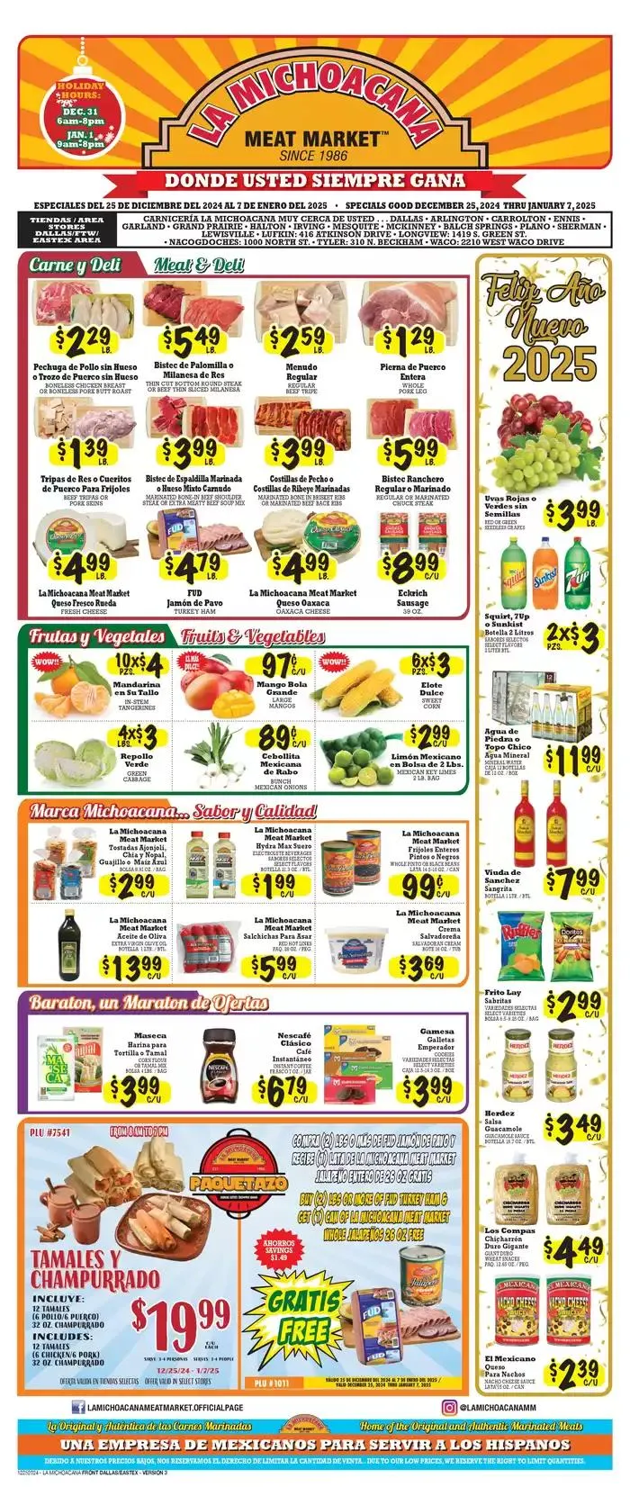 Weekly ad Great discounts on selected products from December 25 to January 8 2025 - Page 1