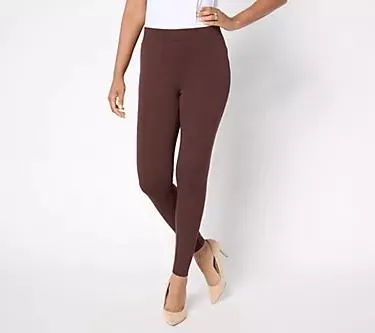 Women with Control Regular Pull On Luxe Ponte Leggings