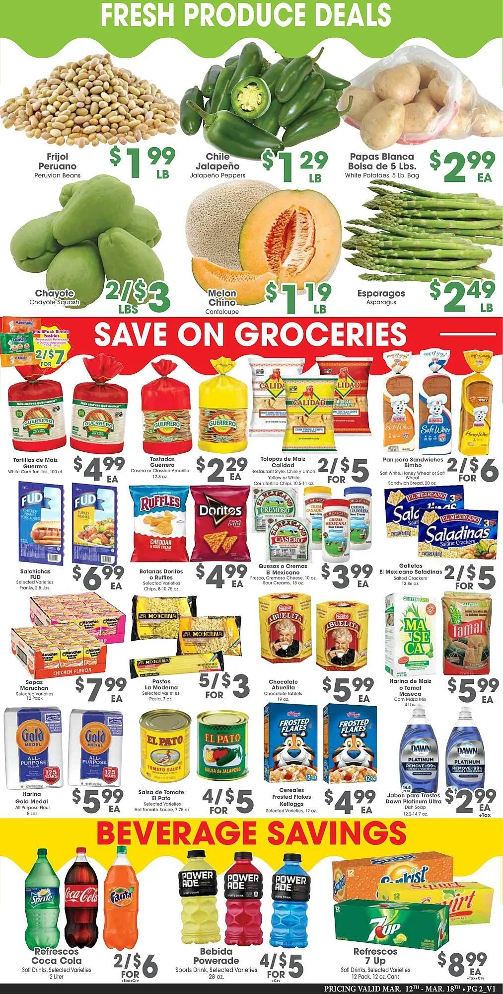 Catálogo de Arteagas Food Center Weekly Ad 12 de marzo al 18 de marzo 2025 - Página 2