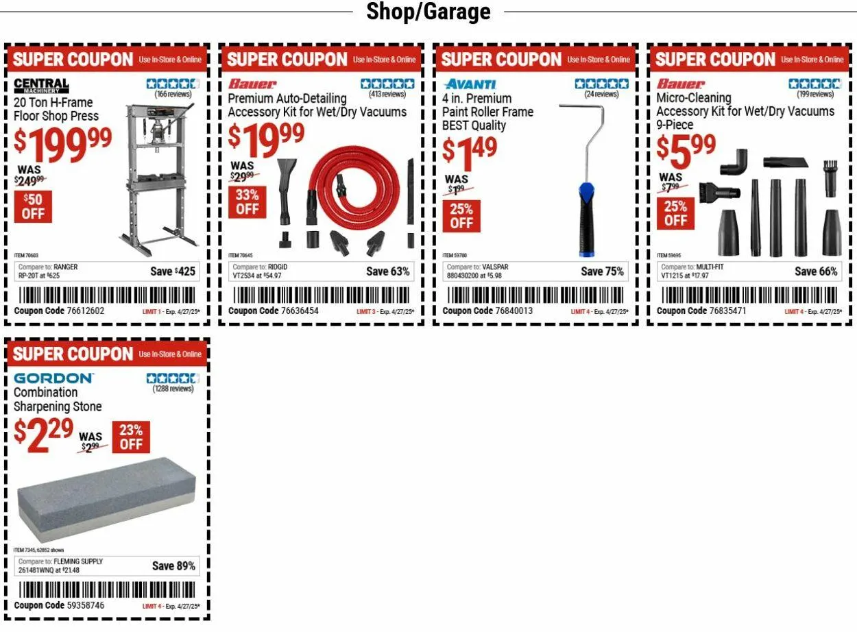 Weekly ad Harbor Freight from April 21 to April 30 2025 - Page 9