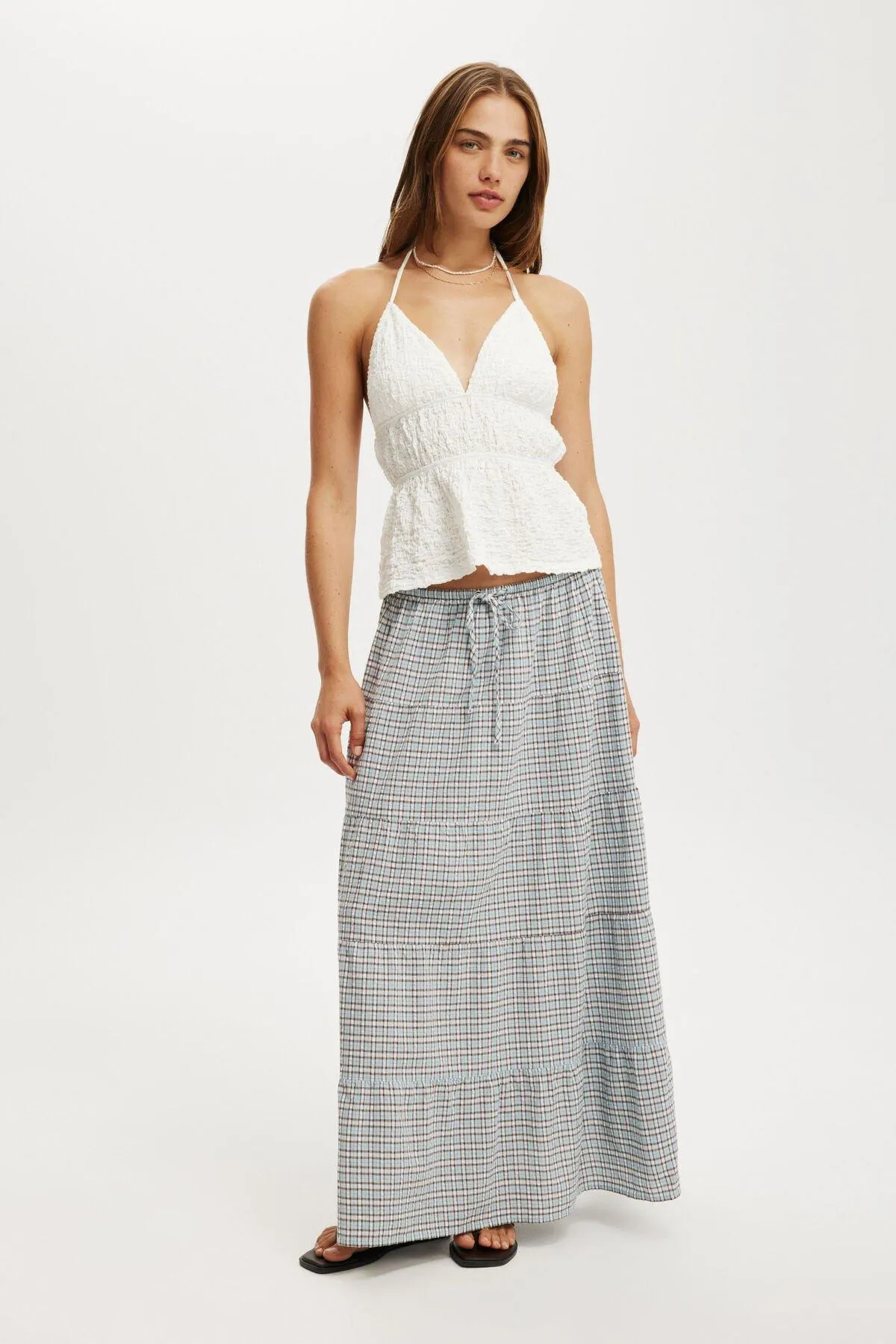 Haven Multi Tiered Maxi Skirt
