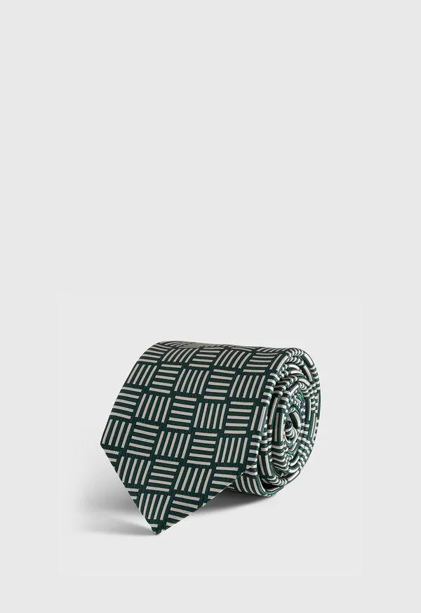 Woven Silk Parquet Tie