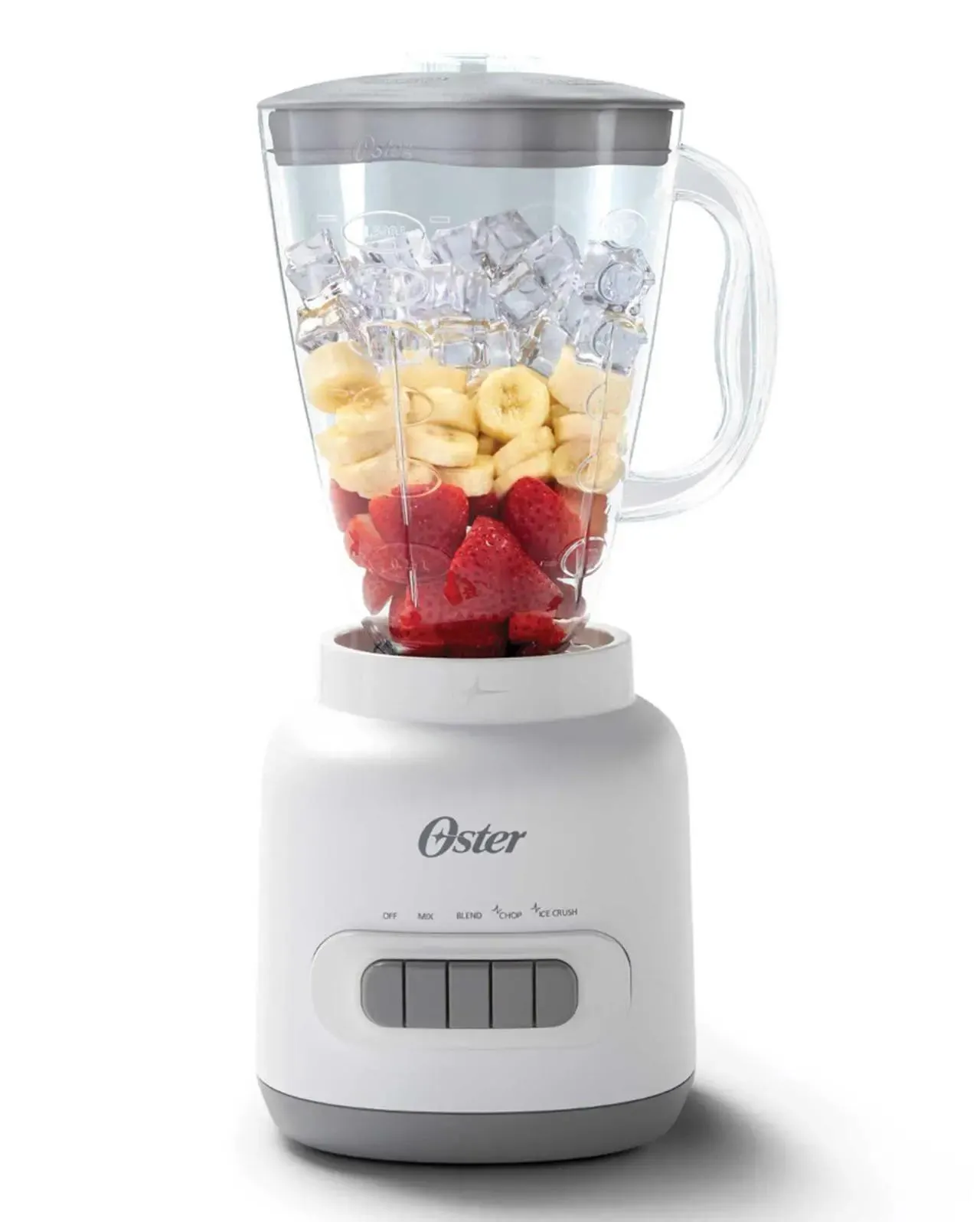 Oster 6 Cup 5 Speed 700 Watt Plastic Jar Easy To Use Blender in White