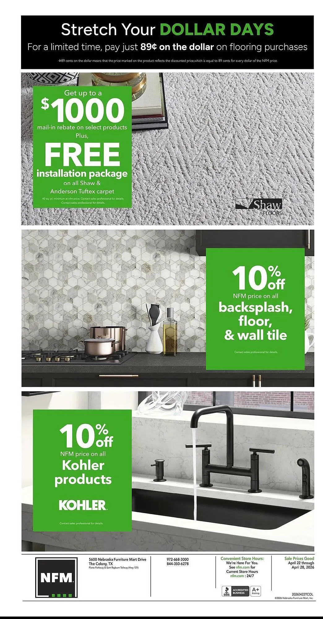 Weekly ad Nebraska Furniture Mart weekly ad from April 22 to April 28 2026 - Page 10