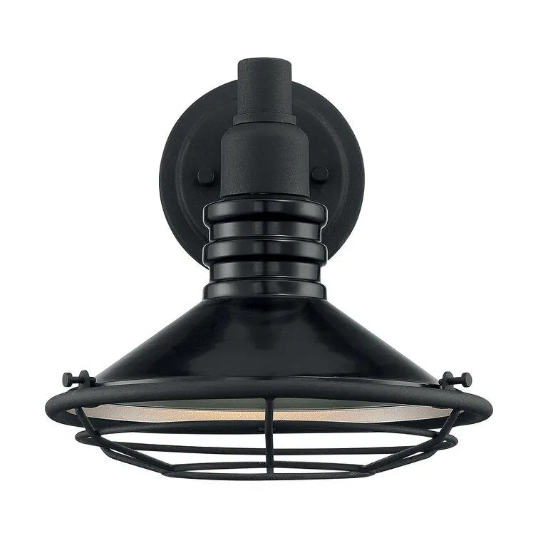 Parkdale Single Light Bell Outdoor Steel Wall Light