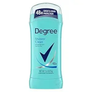Degree Original Antiperspirant Deodorant Shower Clean 48-Hour Sweat & Odor Protection Antiperspirant for Women 2.6 oz