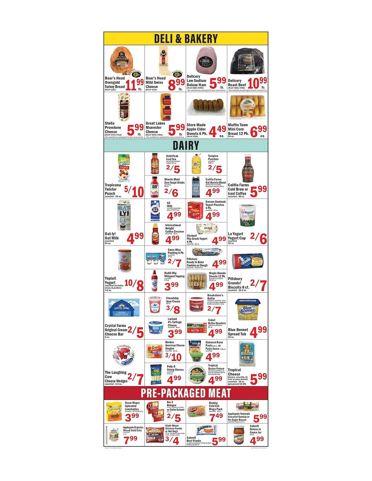 Weekly ad Food Bazaar circular from October 23 to October 29 2025 - Page 4
