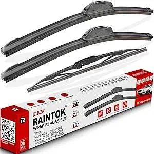 Windshield Wiper Blades Replacement for 1999-2004 Honda Odyssey / 1999-2003 Lexus RX300 Original Factory Quality Front Rear Wipers Blade Set for My Car - 24" 21" 16"