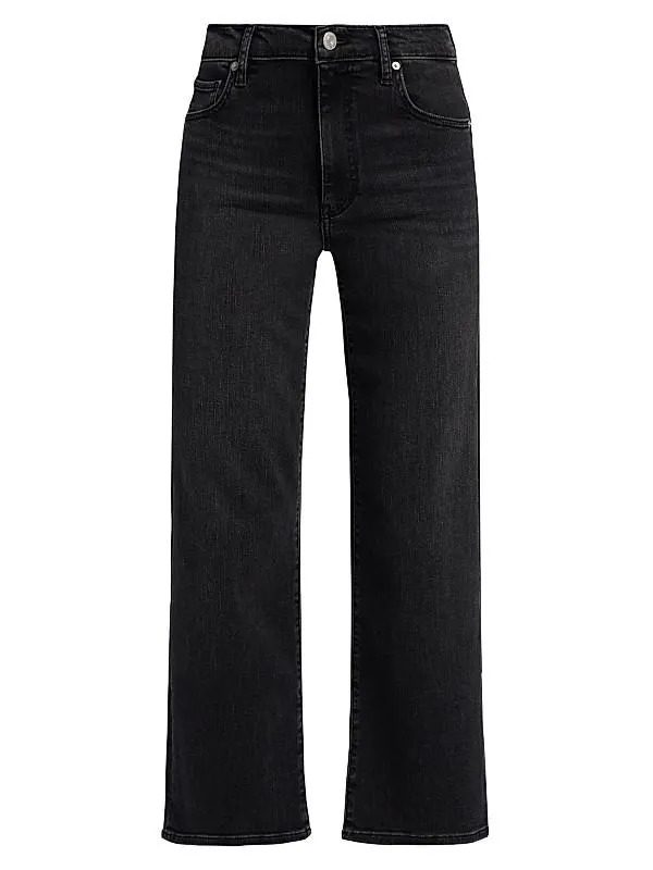 The Mellow Mid-Rise Crop Straight-Leg Jeans