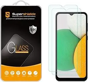 Supershieldz (2 Pack) Designed for Samsung Galaxy A03s Tempered Glass Screen Protector, Anti Scratch, Bubble Free