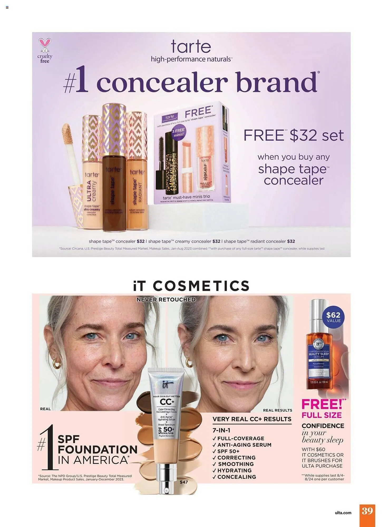 Weekly ad Ulta Beauty Weekly Ad from August 9 to August 29 2024 - Page 39