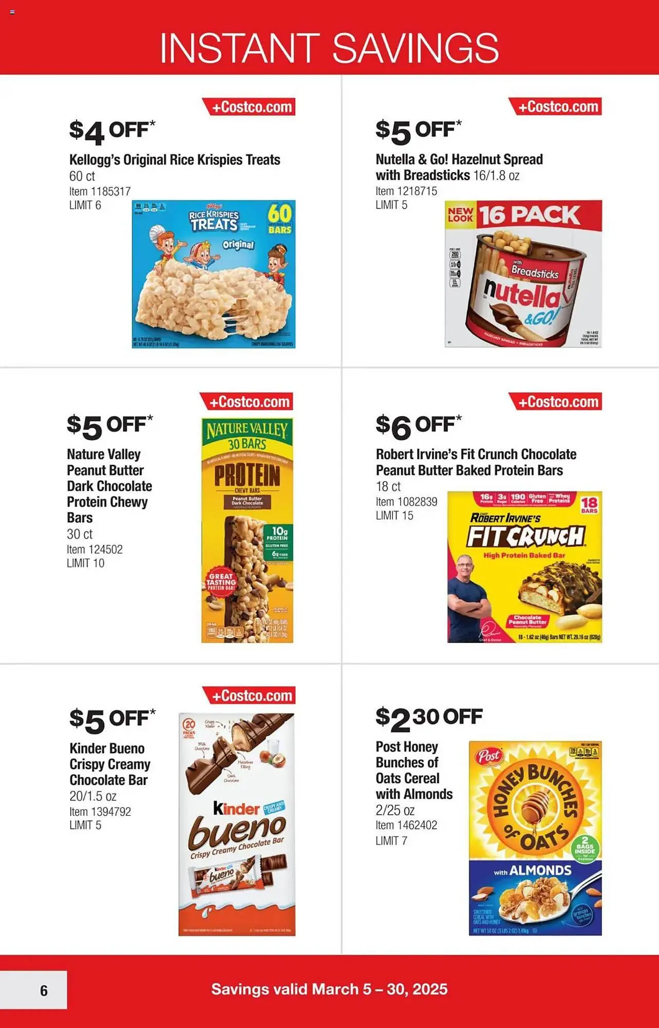Catálogo de Costco Weekly Ad 5 de marzo al 30 de marzo 2025 - Página 6