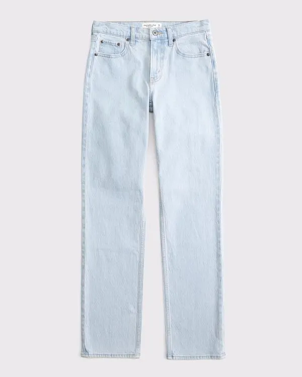 Mid Rise 90s Straight Jean