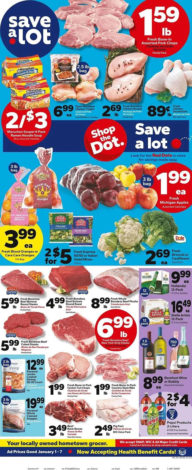 Weekly ad Save a Lot Weekly Ad from December 10 to December 24 2025 - Page 1
