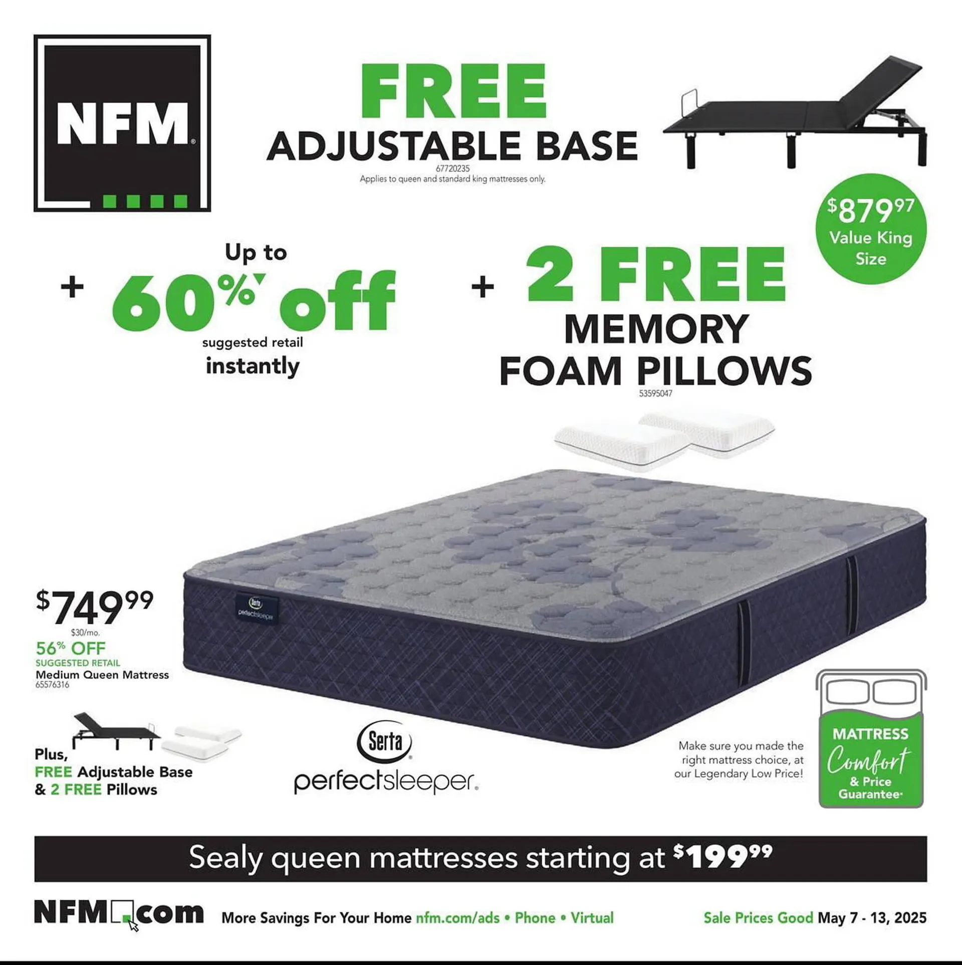 Weekly ad Nebraska Furniture Mart Weekly Ad from May 7 to May 13 2025 - Page 1