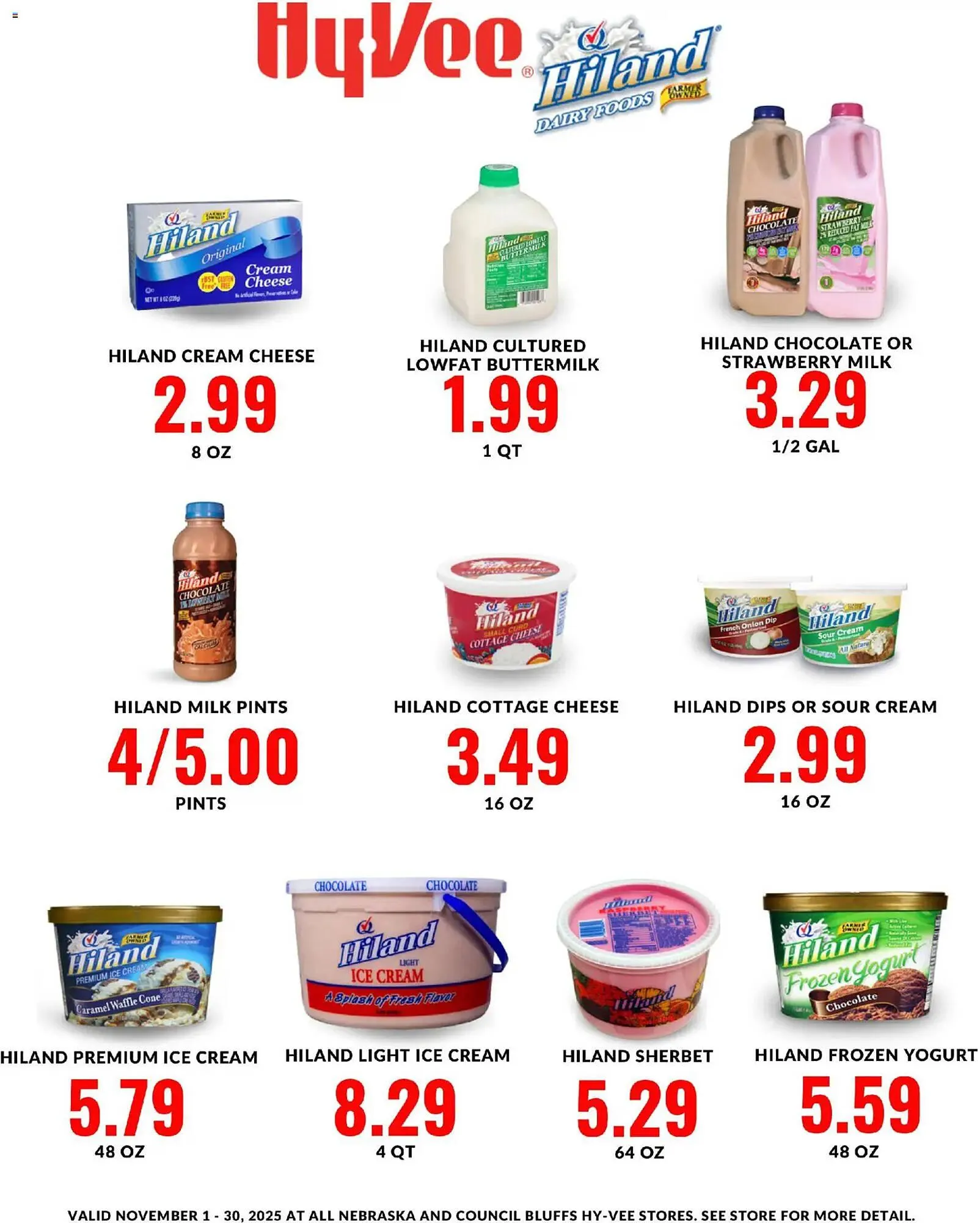 Weekly ad Hy-Vee weekly ad from November 1 to December 1 2025 - Page 1