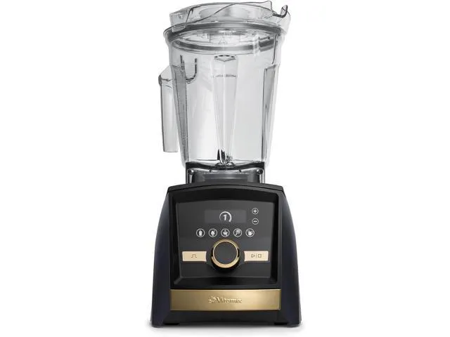Vitamix A3500 Ascent Series Gold Label Smart Blender, Professional-Grade, 64 oz. Low-Profile Container, Matte Navy with Gold Accents