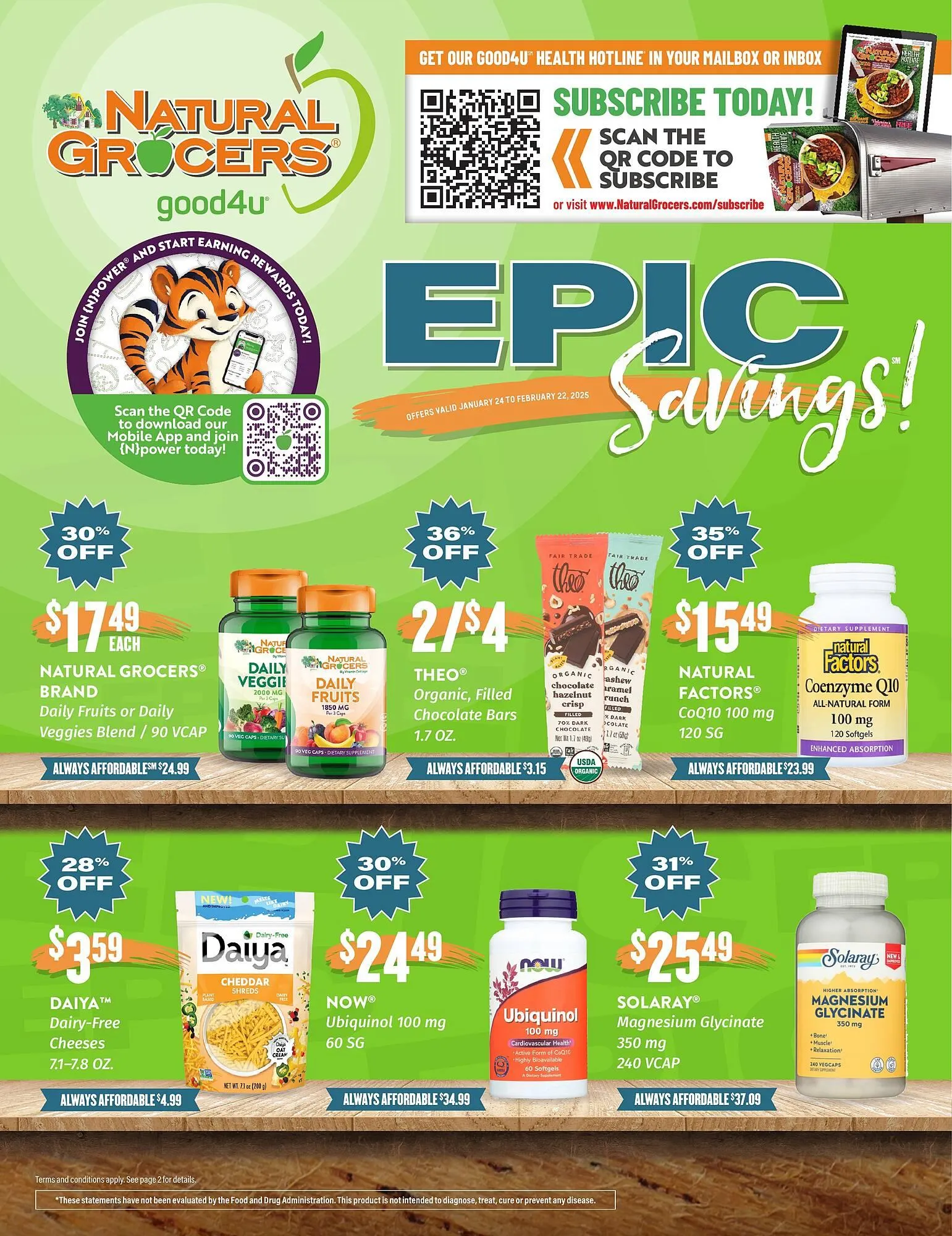 Weekly ad Natural Grocers ad from January 24 to February 22 2025 - Page 47