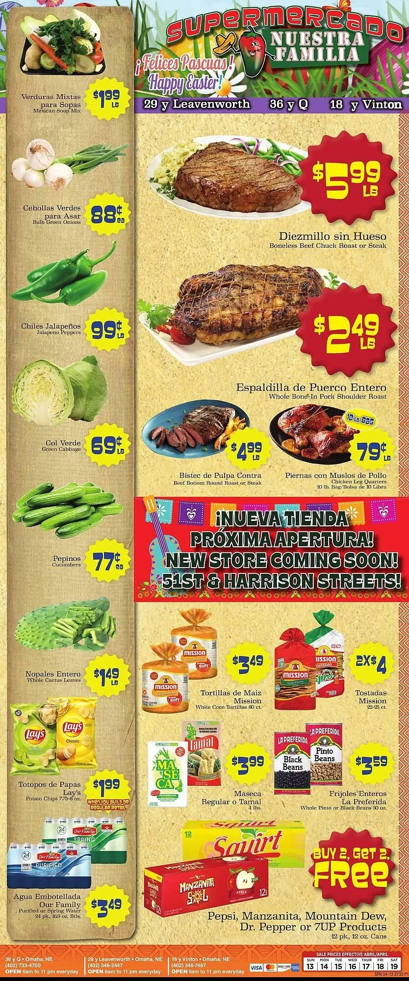 Supermercado Nuestra Familia Weekly Ad - 1