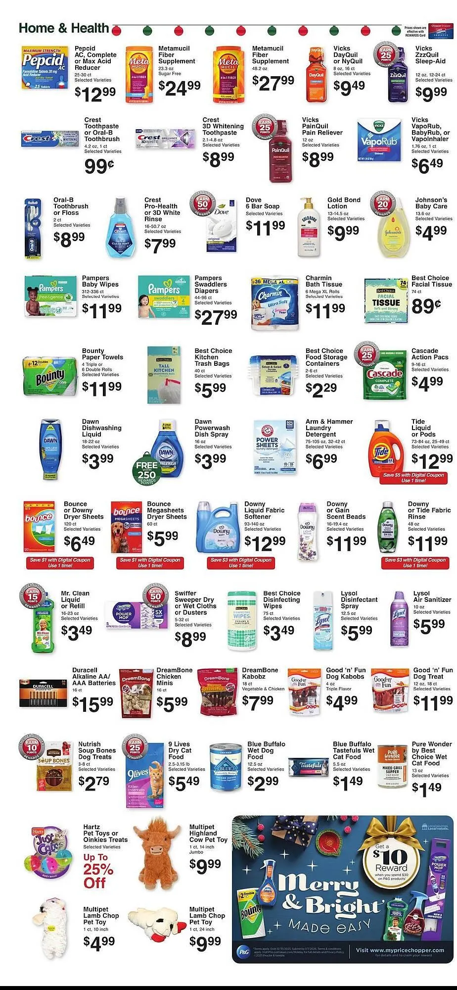 Weekly promotion Price Chopper weekly ad spanning from December 10 to December 16 2025 - Page 6 for Catalogue 365