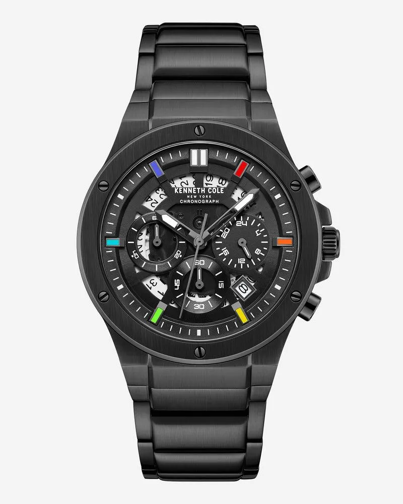 Classic Bracelet Watch With Date Disc -