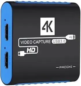 Capture Card for Streaming,1080P 60Hz HDMI Capture with 4K 30Hz Input and Passthrough,HDMI Video Capture Card for Gaming, PS5, PS4, Switch, Xbox, and PC
