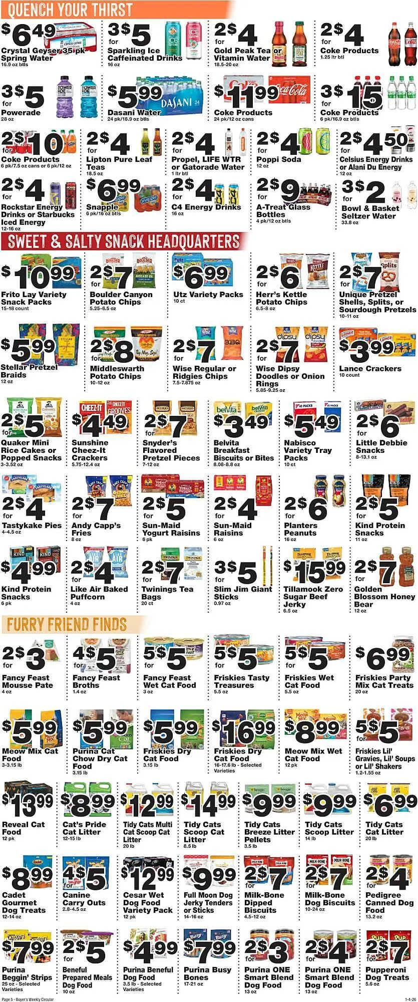 Weekly ad Boyer's Food Markets weekly ad from January 4 to January 10 2026 - Page 5