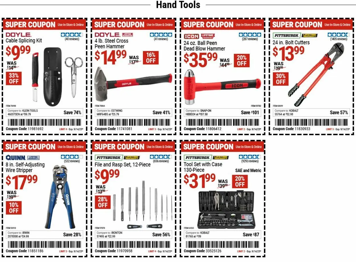 Weekly ad Harbor Freight from September 8 to September 17 2025 - Page 4