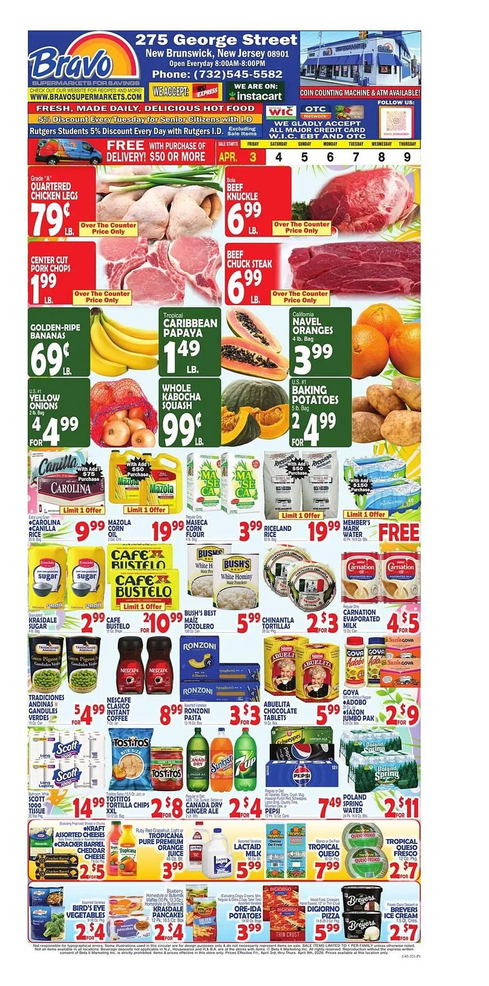 Weekly ad Bravo Supermarkets weekly ad from April 3 to April 9 2026 - Page 1