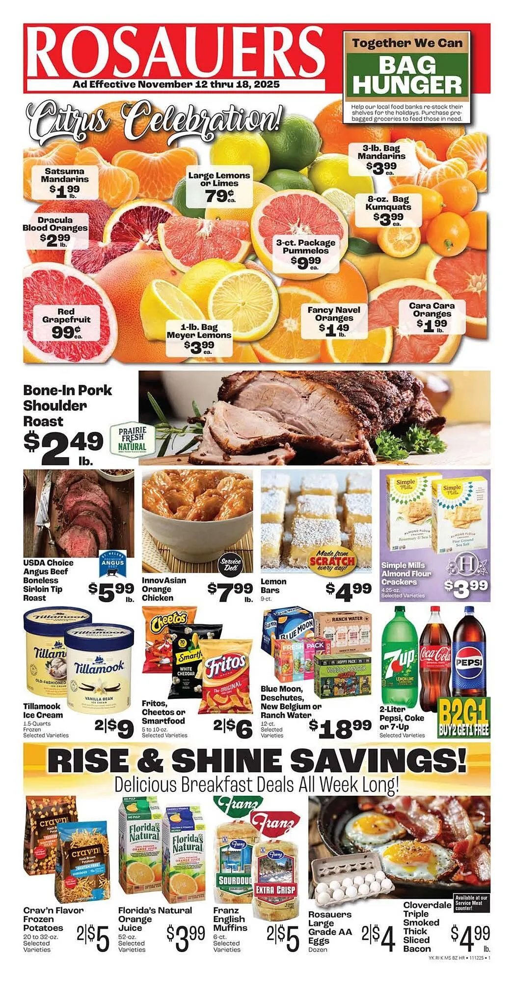 Weekly ad Rosauers weekly ad from November 12 to November 18 2025 - Page 1