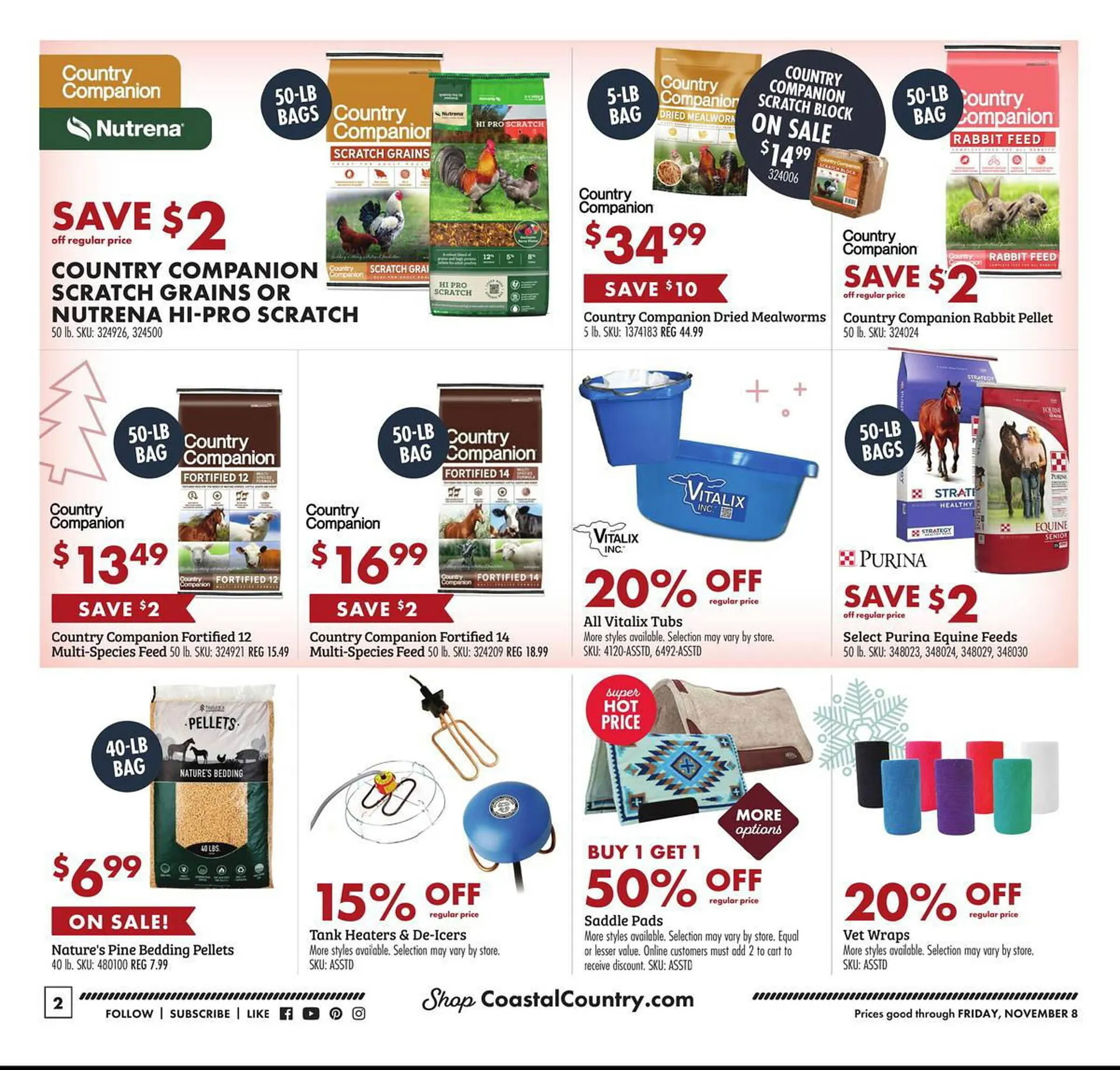 Weekly ad Coastal Farm & Ranch Weekly Ad from October 30 to November 8 2024 - Page 2