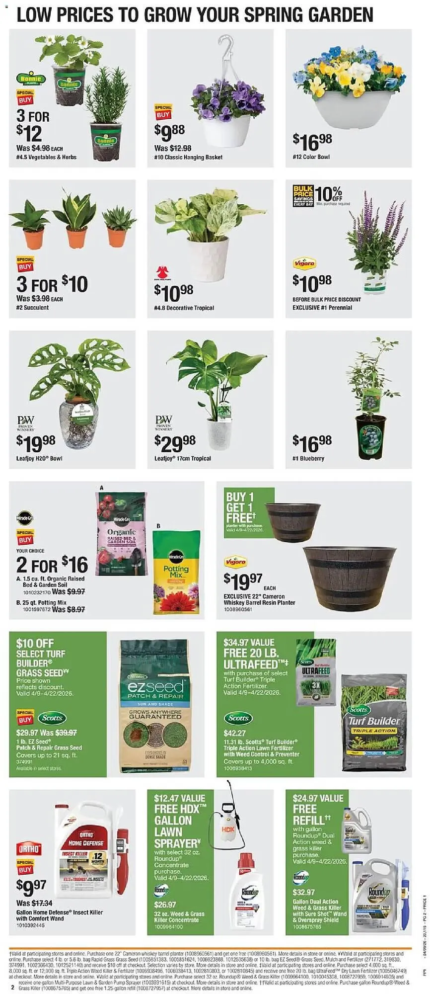 Weekly ad The Home Depot flyer from April 9 to April 22 2026 - Page 2