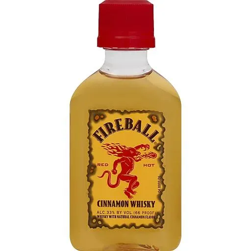 Fireball Whiskey, Cinnamon, Red Hot 50 ml
