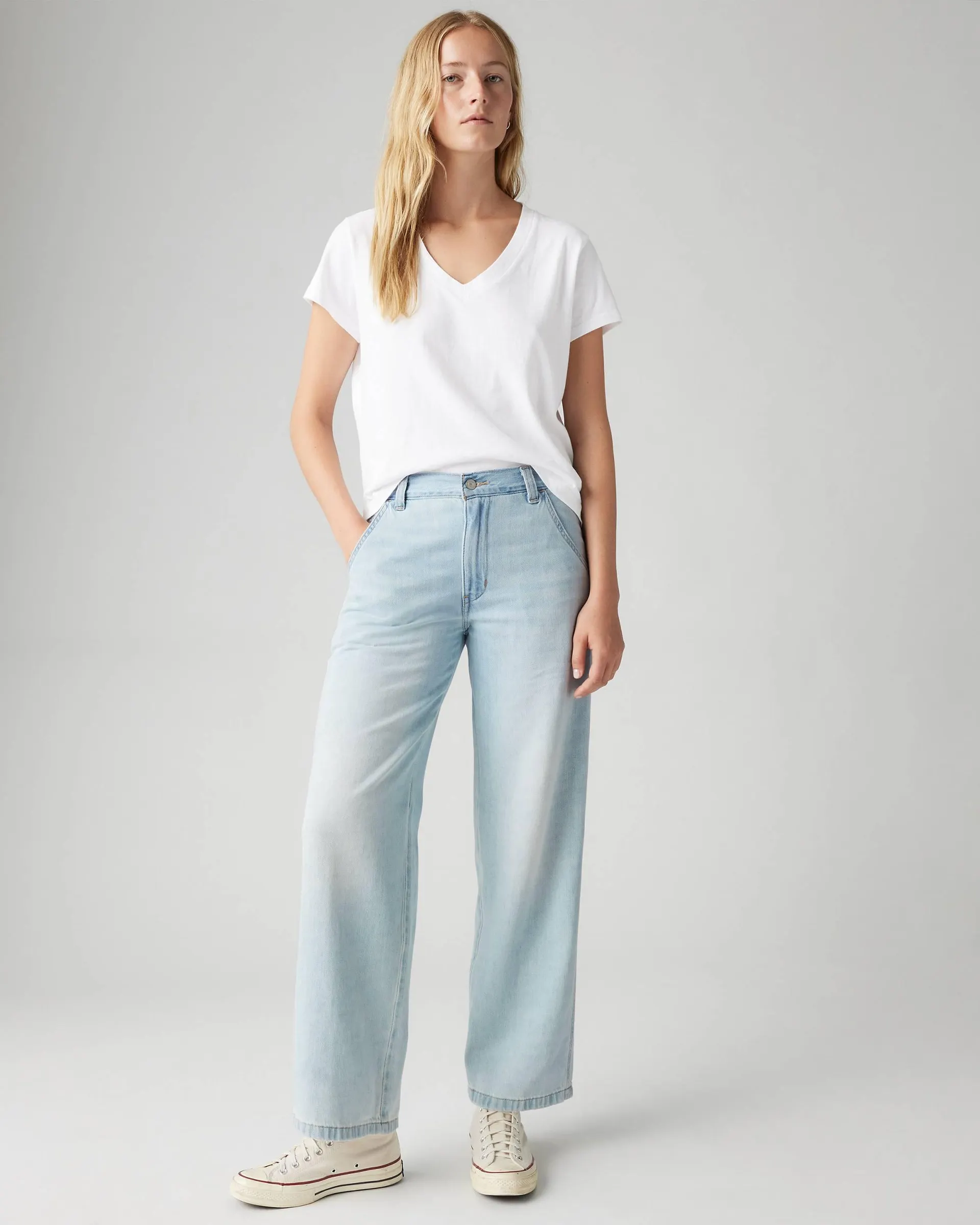 Baggy Carpenter Linen+ Denim Lightweight Women's Jeans