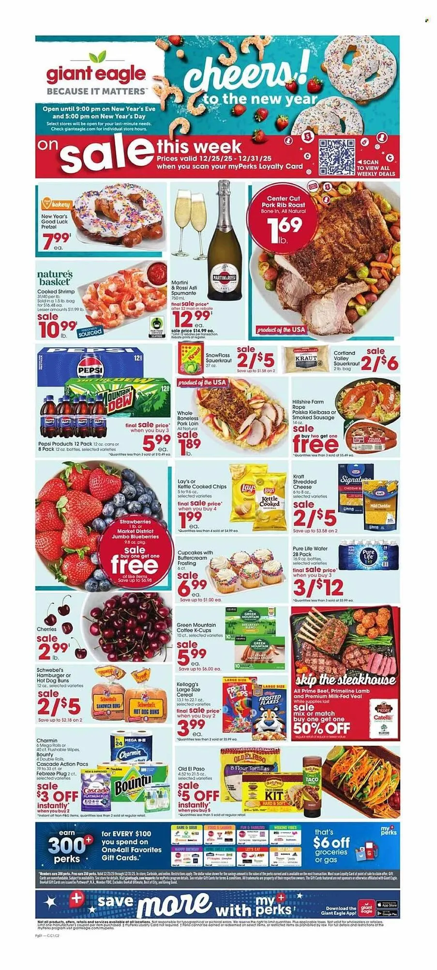 Weekly ad Giant Eagle weekly ad from December 25 to December 31 2025 - Page 1