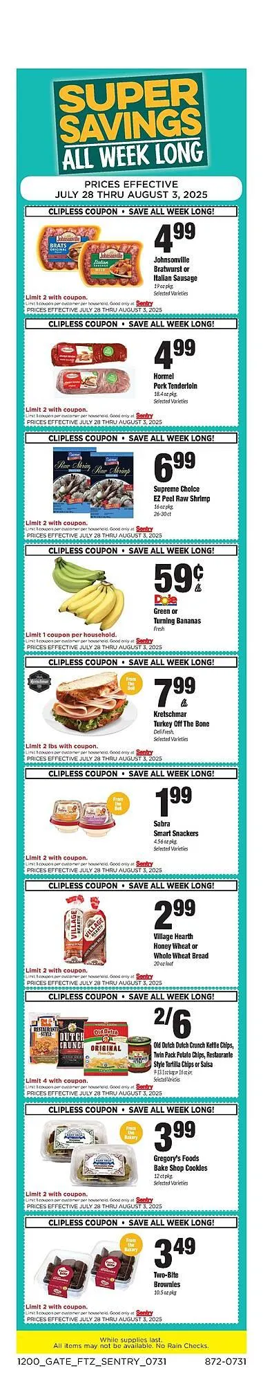 Weekly ad Sentry Weekly Ad from July 28 to August 3 2025 - Page 5