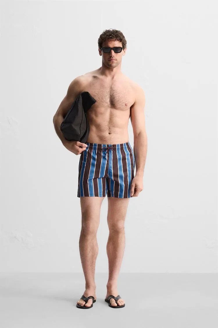 REGULAR STRIPE SWIMSUIT