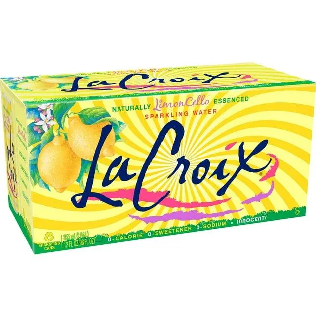 LaCroix LimonCello Sparkling Water - 8pk/12 fl oz Cans, 8 / Pack (Quantity)