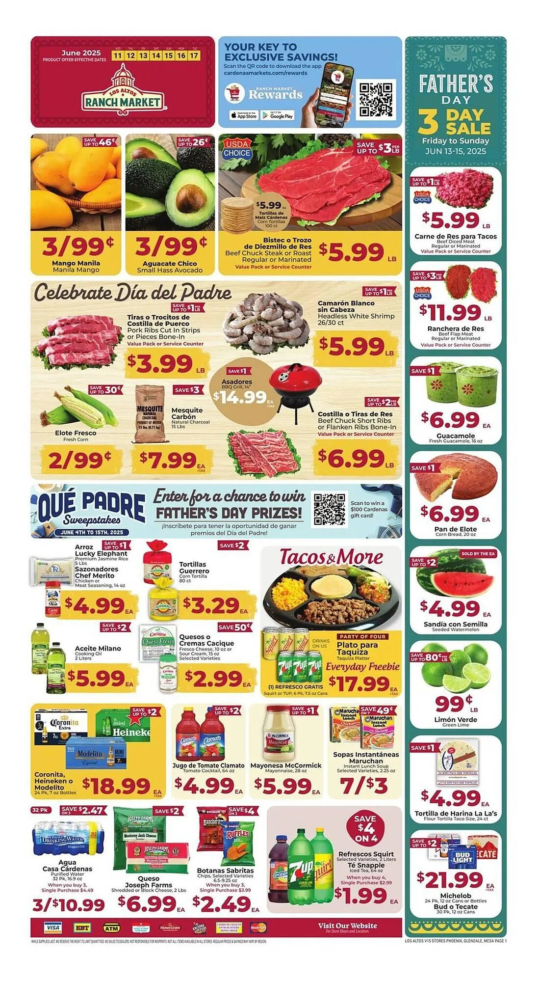 Weekly ad Los Altos Ranch Market Weekly Ad from June 11 to June 17 2025 - Page 1