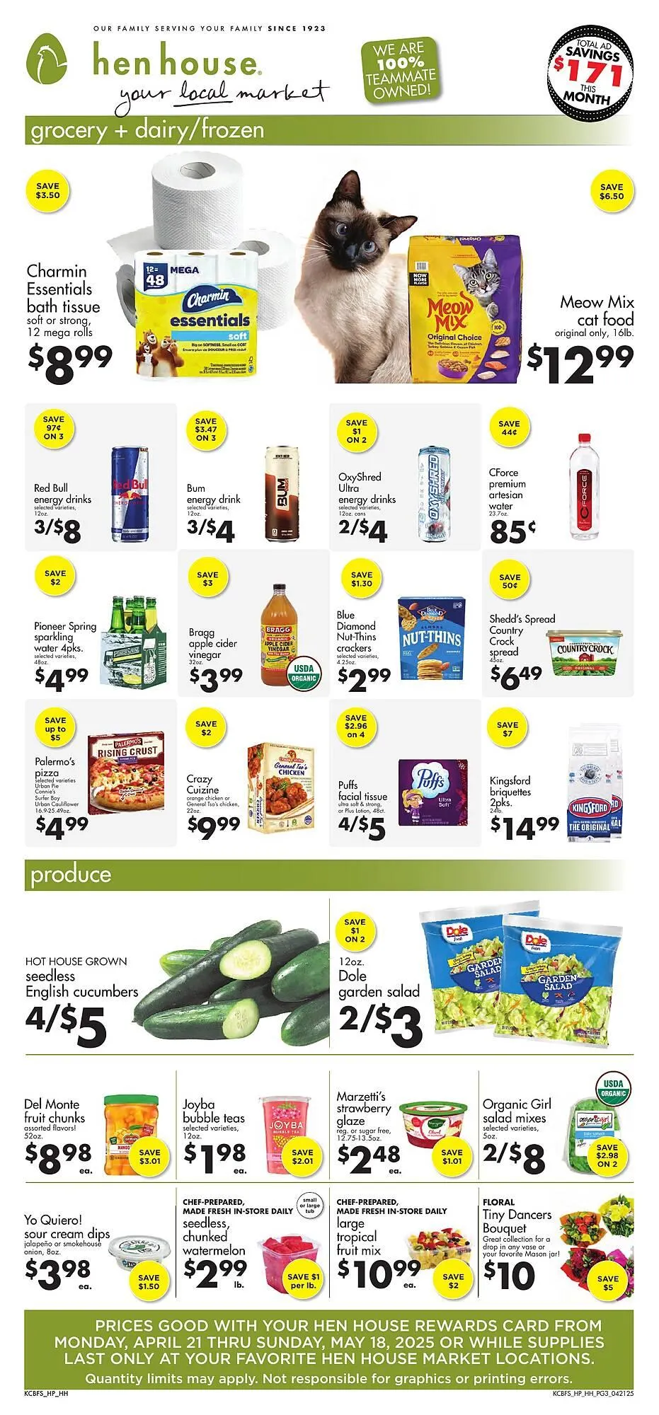Weekly ad Hen House Weekly Ad from April 21 to May 18 2025 - Page 3
