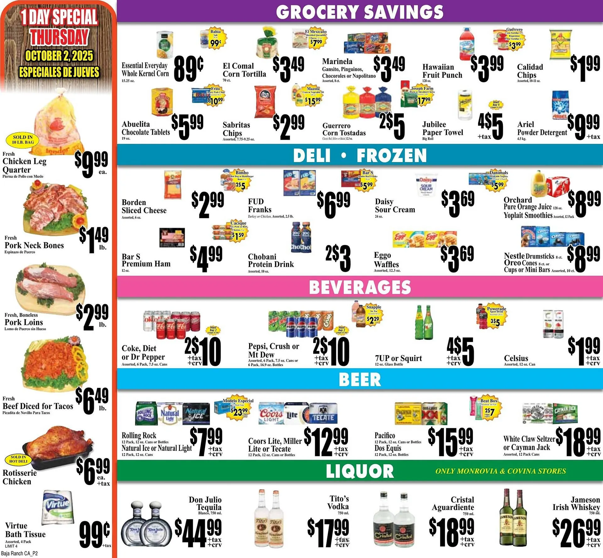 Catálogo de Baja Ranch weekly ad 1 de octubre al 7 de octubre 2025 - Página 2