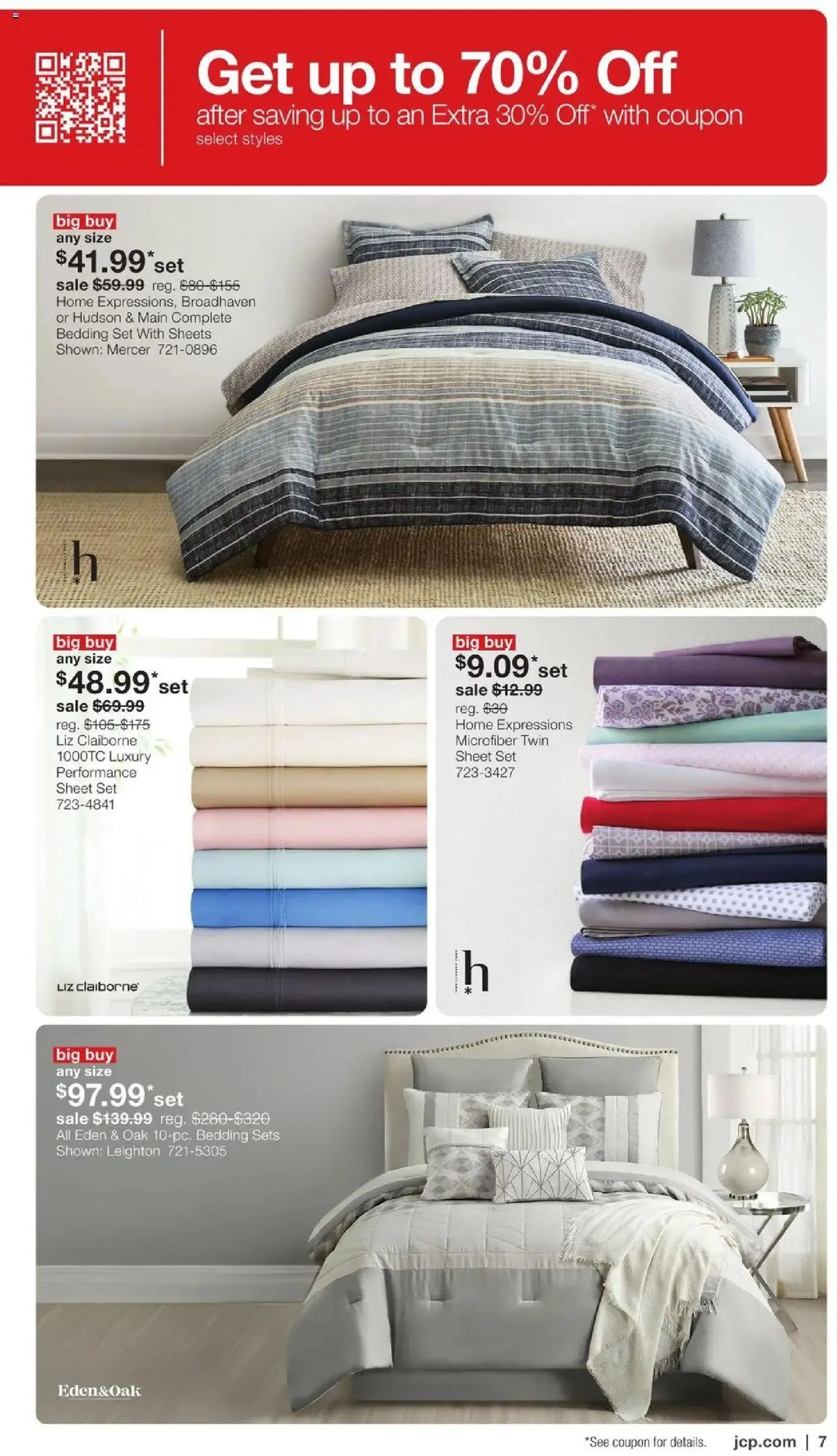 Weekly ad JCPenney Biggest Home Sale of the Season from April 7 to April 27 2025 - Page 6