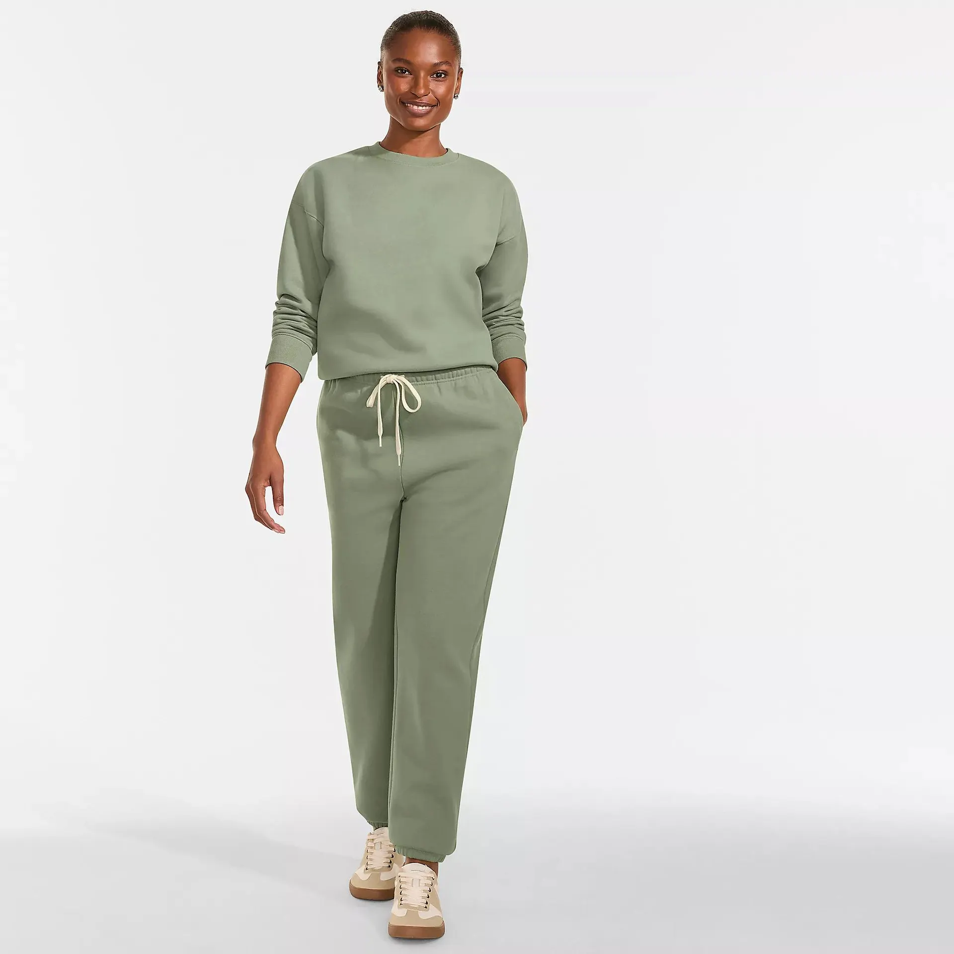 Women's Relaxed Serious Sweats Long Sleeve Crewneck Sweatshirt